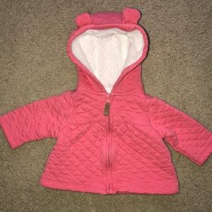 Carter’s Pink Sherpa Lined Quilted Jacket